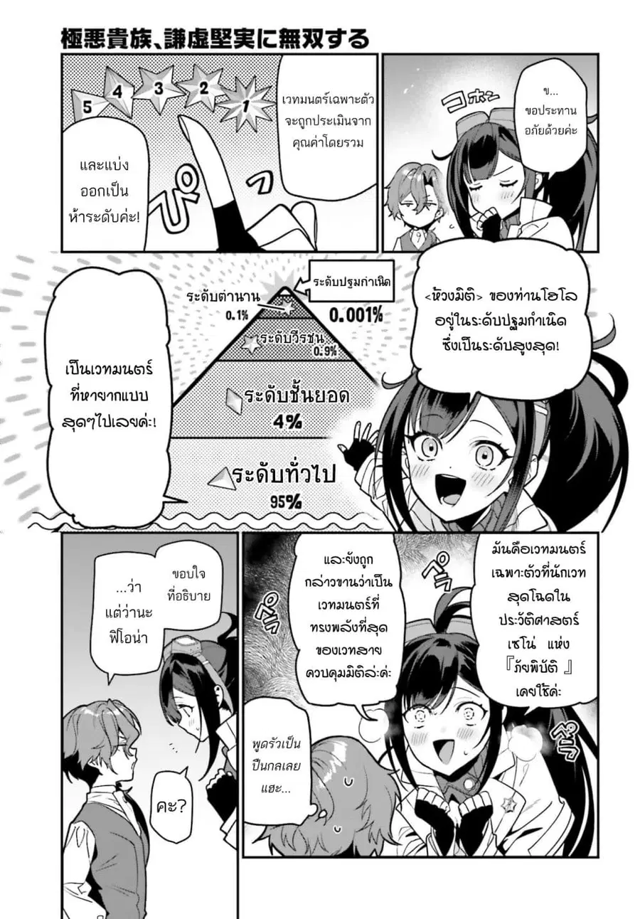 Gokuaku Kizoku, Kenkyo Kenjitsu ni Musou suru ตอนที่ 1 — หน้า 38 จาก 43