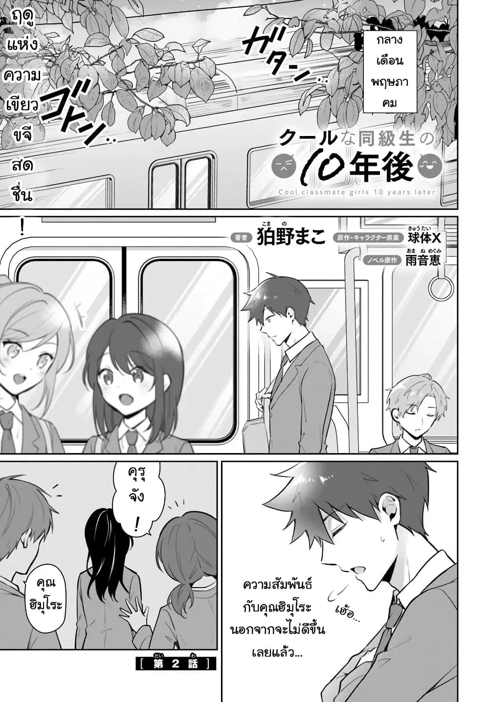 Cool na Doukyuusei no 10 Nengo ตอนที่ 2.1 — หน้า 1 จาก 10